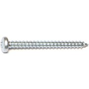 MIDWEST FASTENER Thread Cutting Screw, #10 x 2 in, Zinc Plated Pan Head Phillips Drive 03253